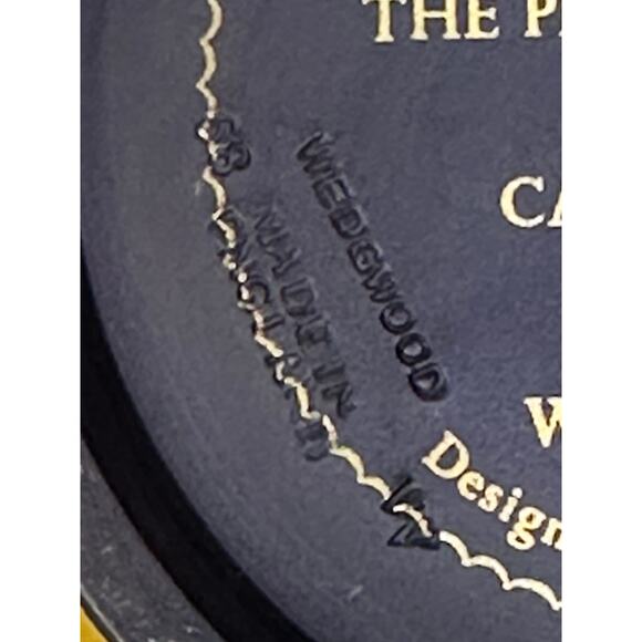 Wedgwood Black Basalt Jasperware 1969 Commemorative Tankard Mug Prince of Wales - Picture 7 of 7